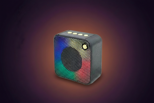 Parlante portátil con luces LED - Música para tus oídos